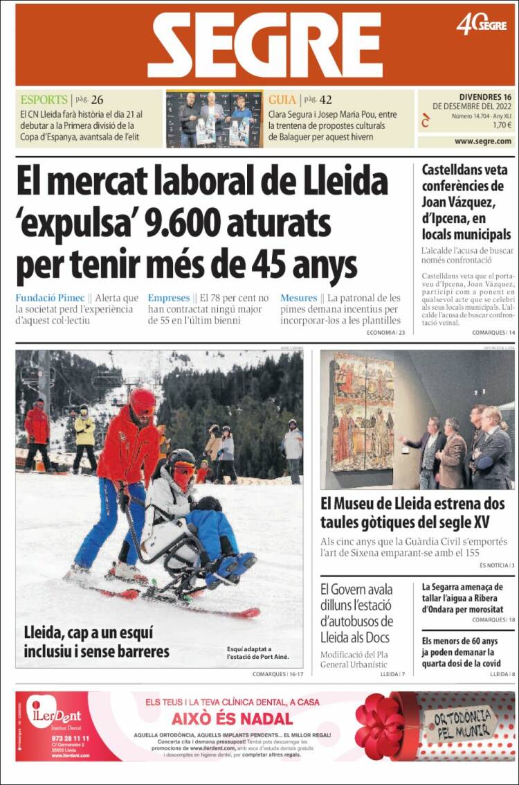 Portada de Segre (Espa&ntilde;a)