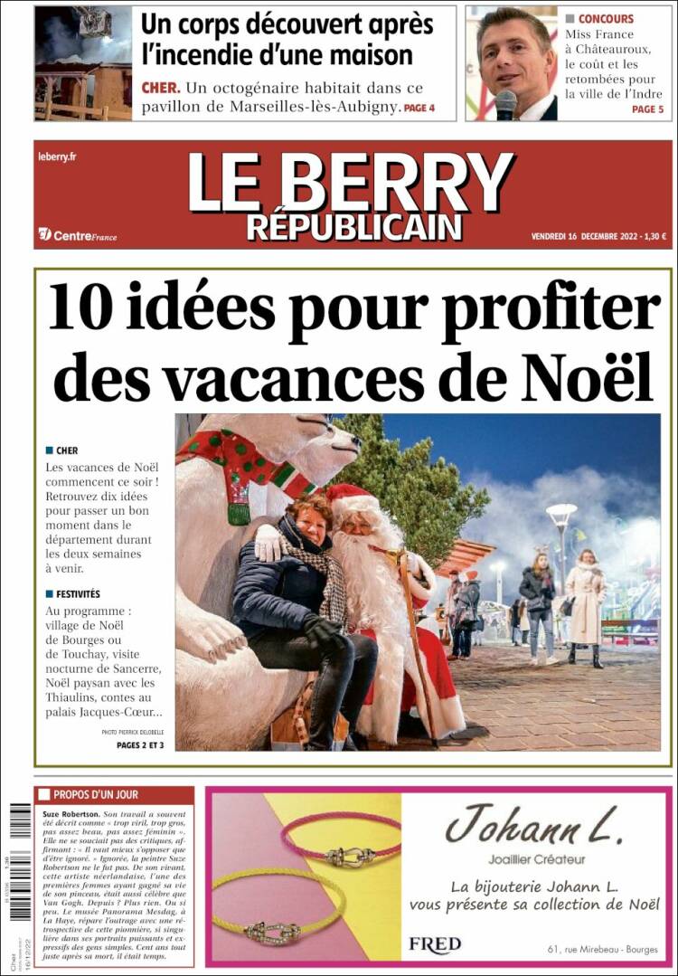 Portada de Berry Republicain (France)