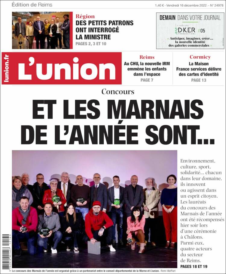 Portada de L'Union (France)
