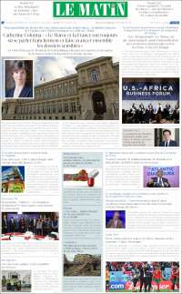 Portada de Le Matin (Marruecos)