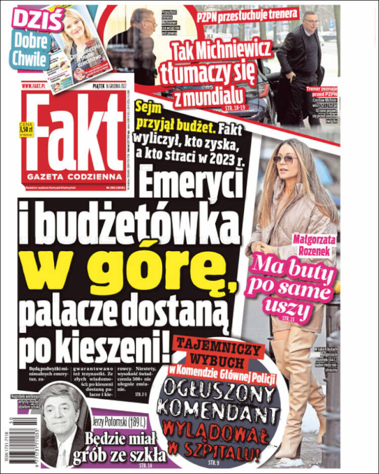 Portada de Fakt (Polonia)