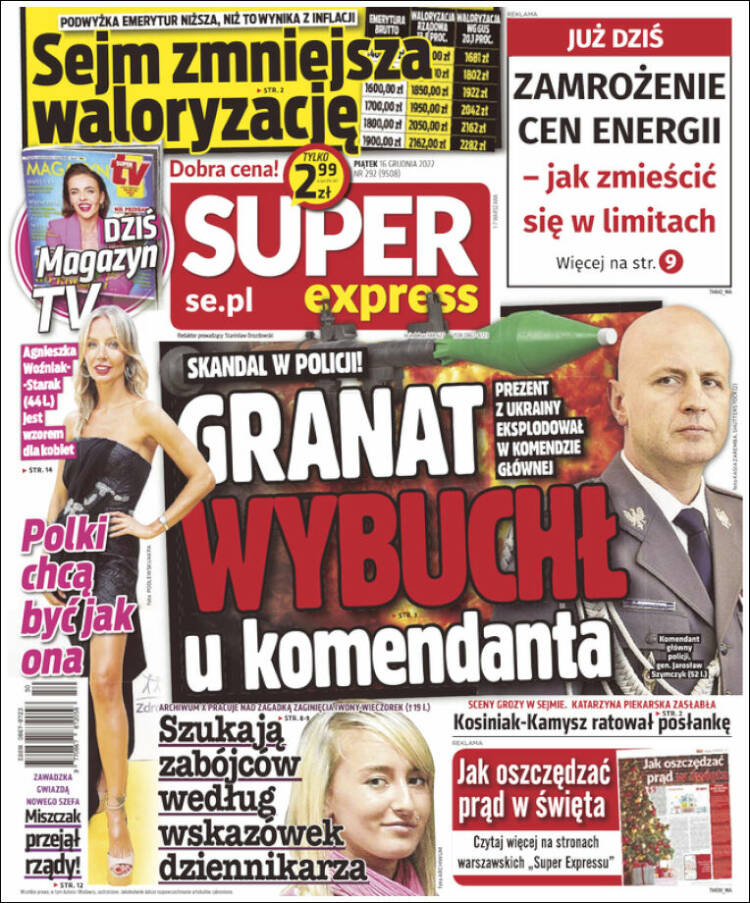 Portada de Super Express (Polonia)
