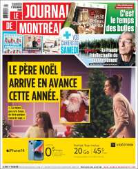 Portada de Le Journal de Montréal (Canadá)