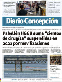 Portada de Diario de Concepción (Chile)