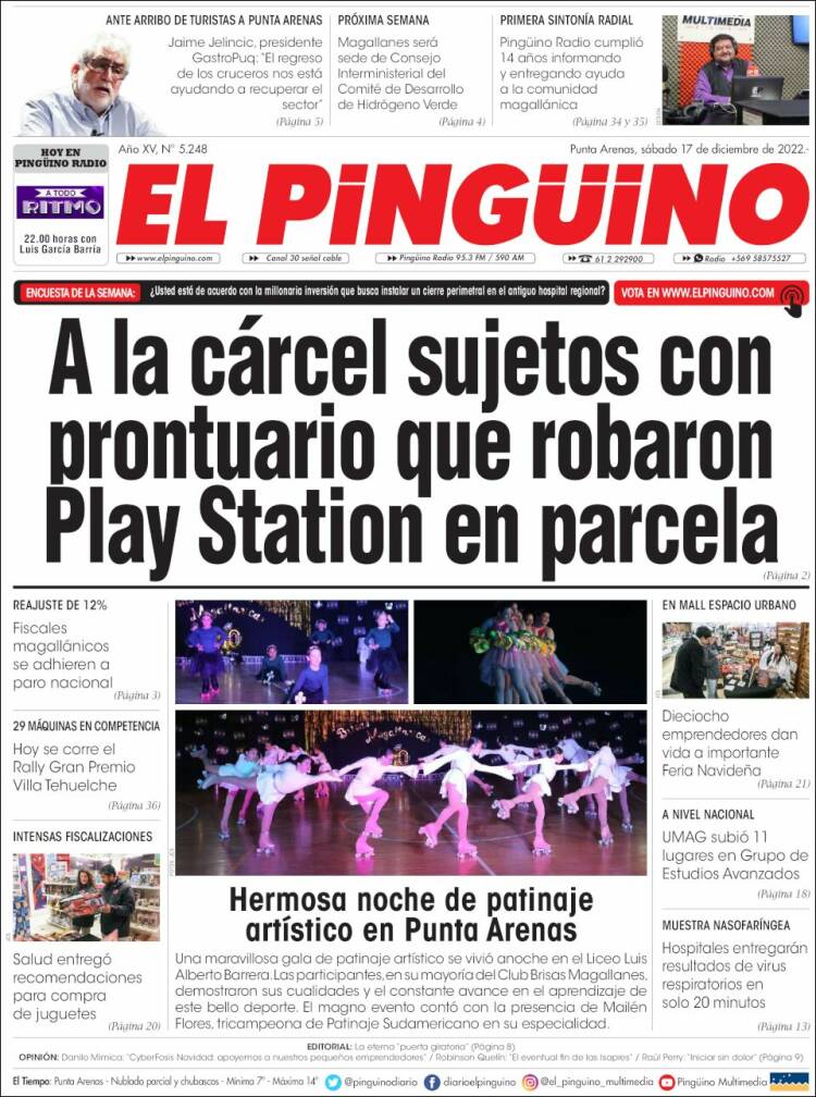 Portada de El Pingüino (Chile)