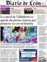 Portada de Diario de León (España)