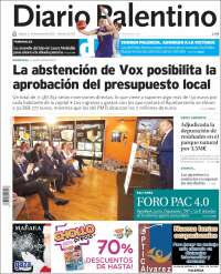 Portada de Diario Palentino (España)