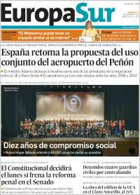 Portada de Europa Sur (España)