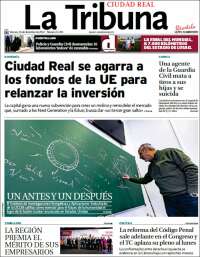 Portada de La Tribuna de Ciudad Real (España)