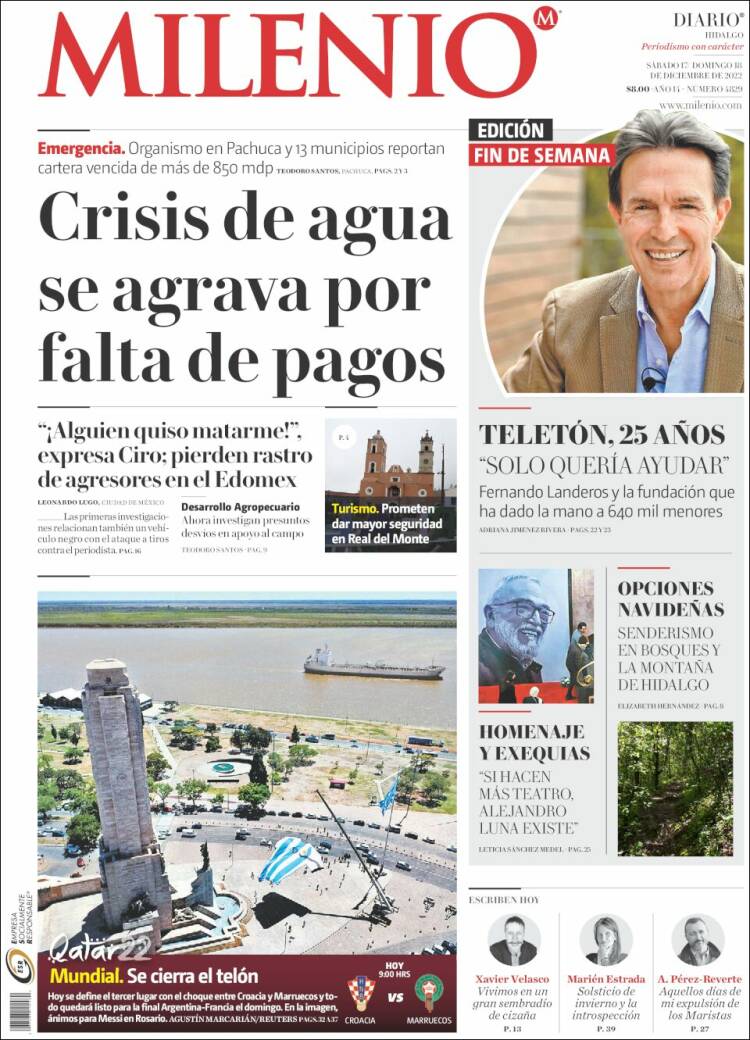 Portada de Milenio de Hidalgo (M&eacute;xico)
