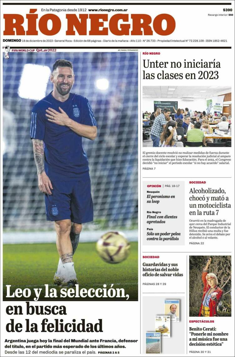 Portada de Rio Negro (Argentina)