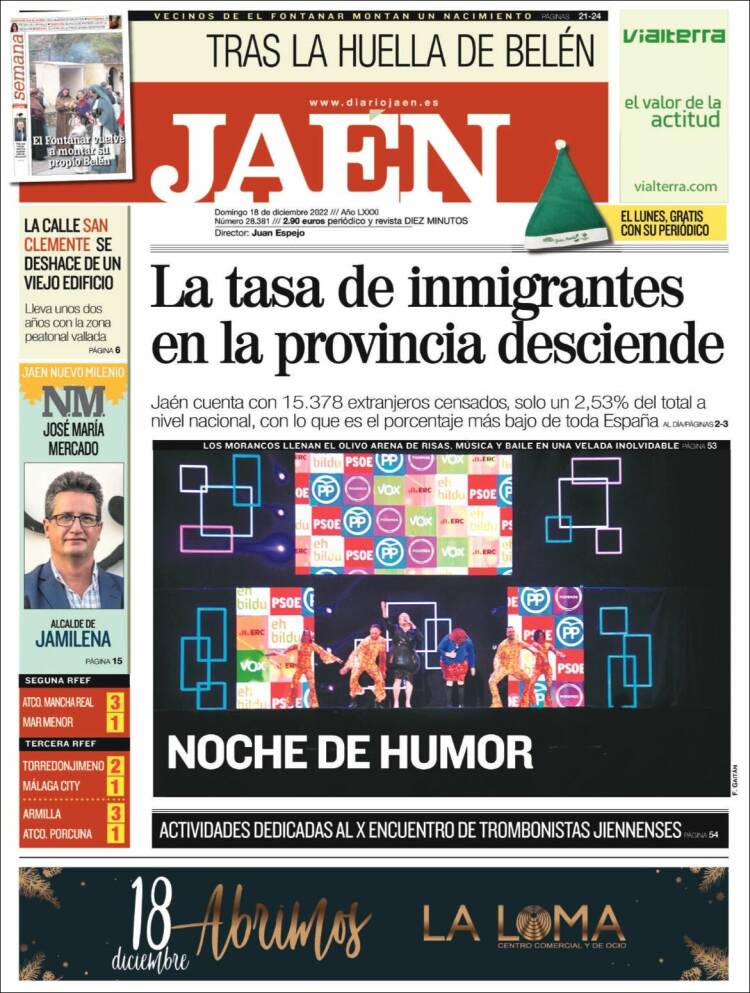 Portada de Diario Jaén (España)