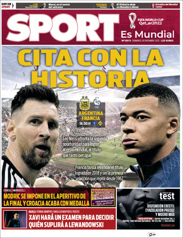 Portada de Sport (España)