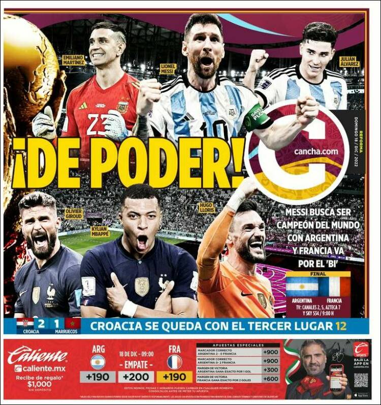 Portada de Cancha (México)