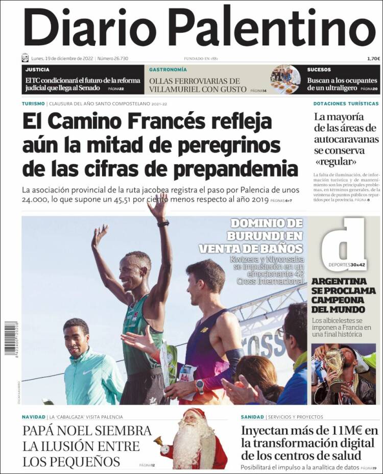 Portada de Diario Palentino (Espagne)