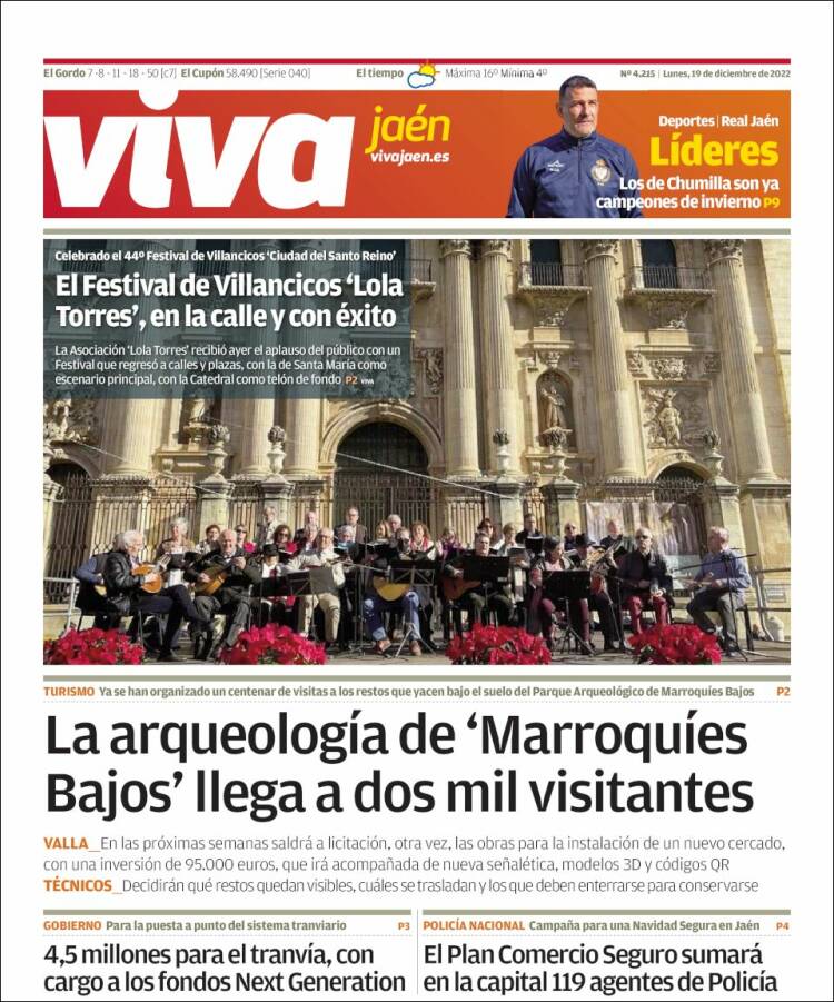 Portada de Viva Jaén (España)