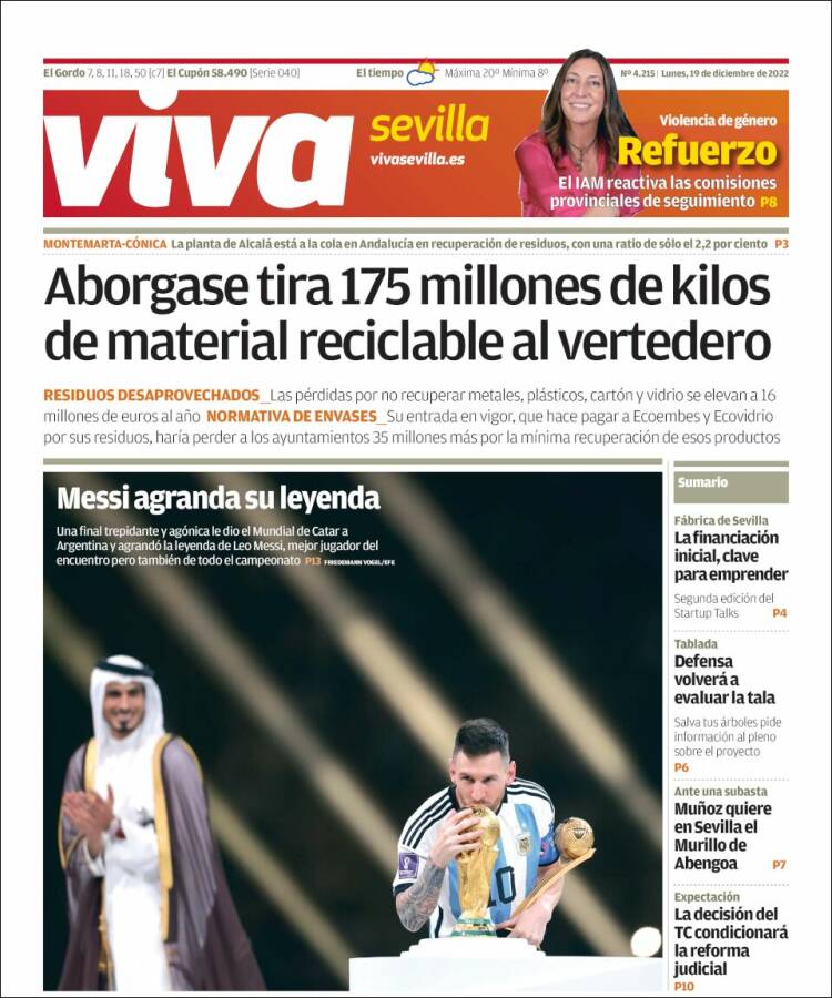 Portada de Viva Sevilla (Spain)