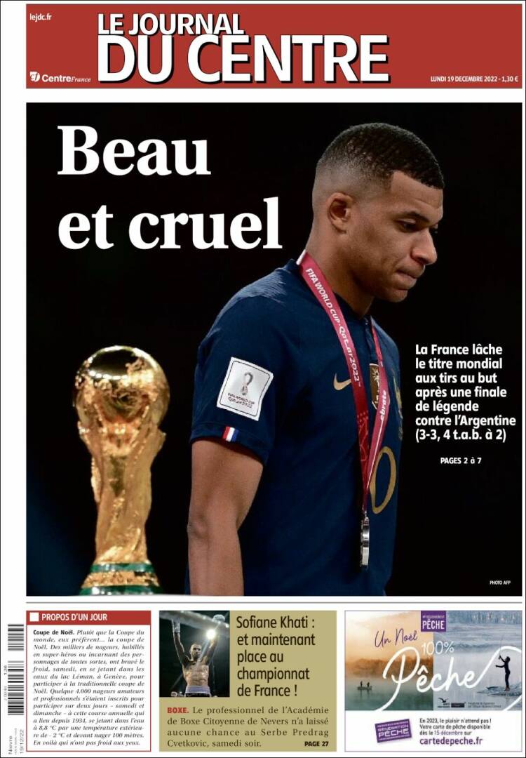 Portada de Le Journal du Centre (France)