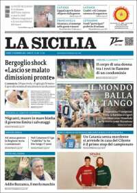 Portada de La Sicilia (Italia)