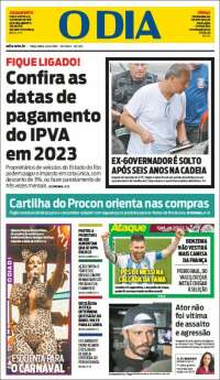 Portada de O Dia (Brasil)