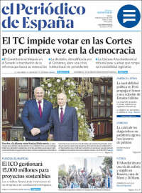 Portada de El Periódico de España (Espa&ntilde;a)