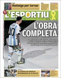 Portada de L'Esportiu : Girona (Espa&ntilde;a)