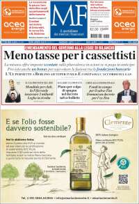 Portada de Milano Finanza (Italia)