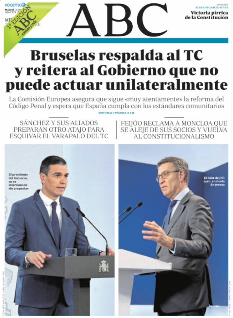 Portada de ABC (Spain)