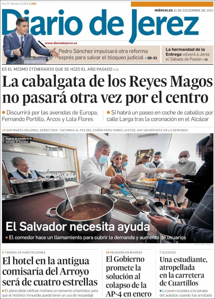 Portada de Diario de Jerez (Spain)