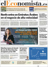 Portada de El Economista (Espa&ntilde;a)