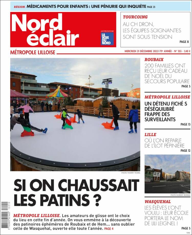 Portada de Nord Éclair (Francia)