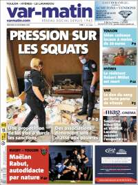 Portada de Var-Matin (Francia)