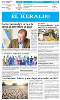 Portada de El Heraldo de Concordia (Argentina)