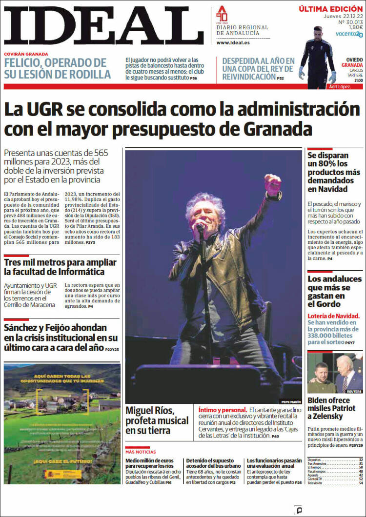 Portada de Ideal (España)