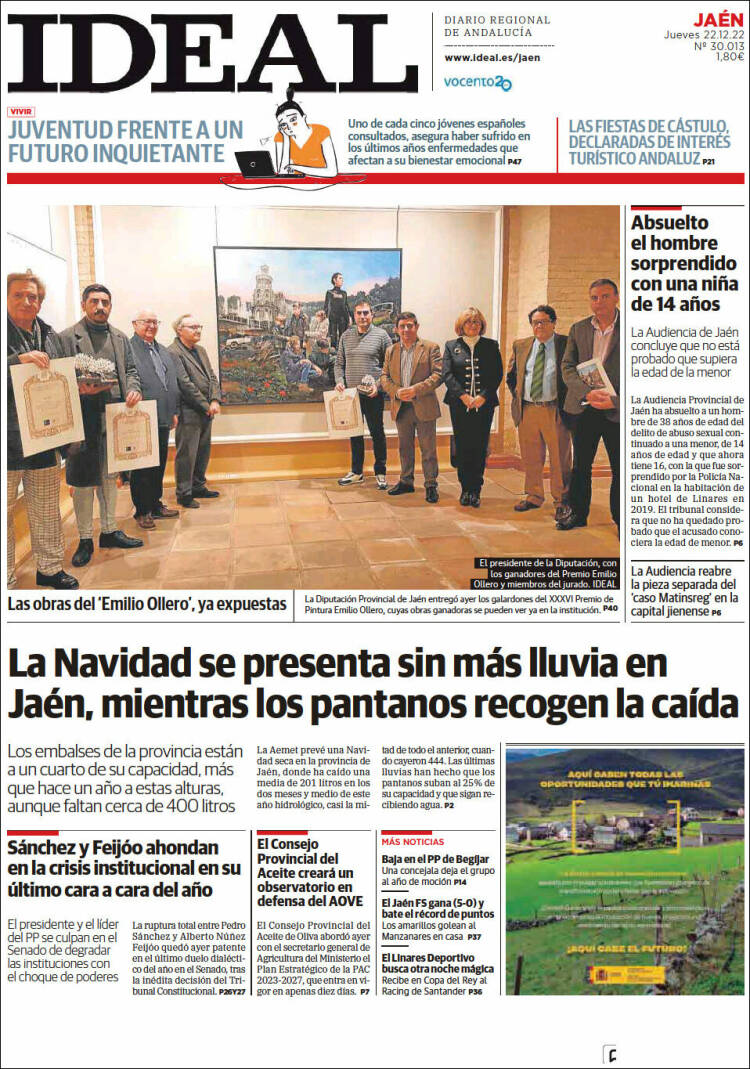 Portada de El Ideal de Jaén (España)