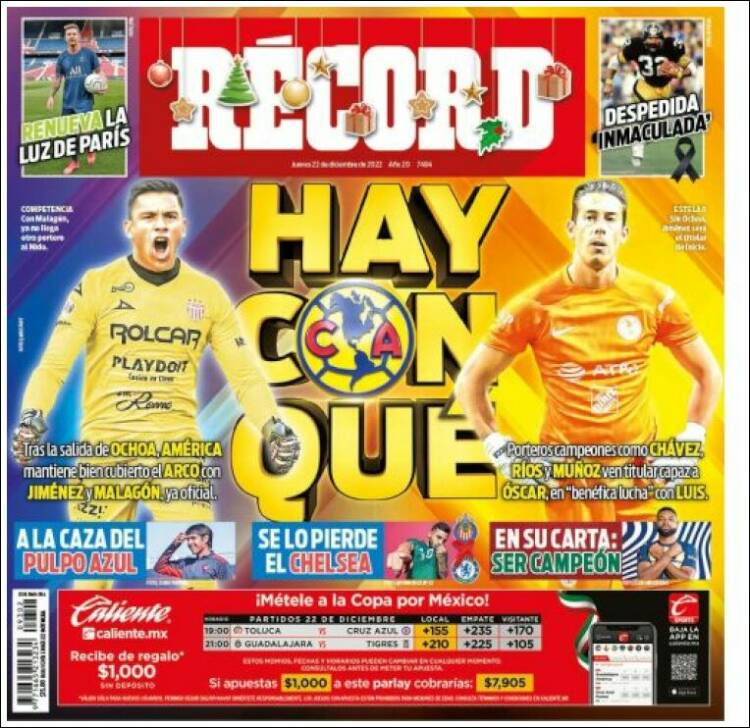 Portada de Record (Mexico)