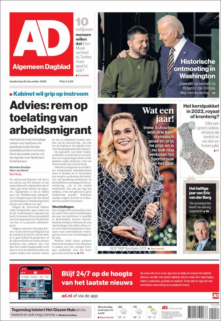 Portada de AD (Netherlands)