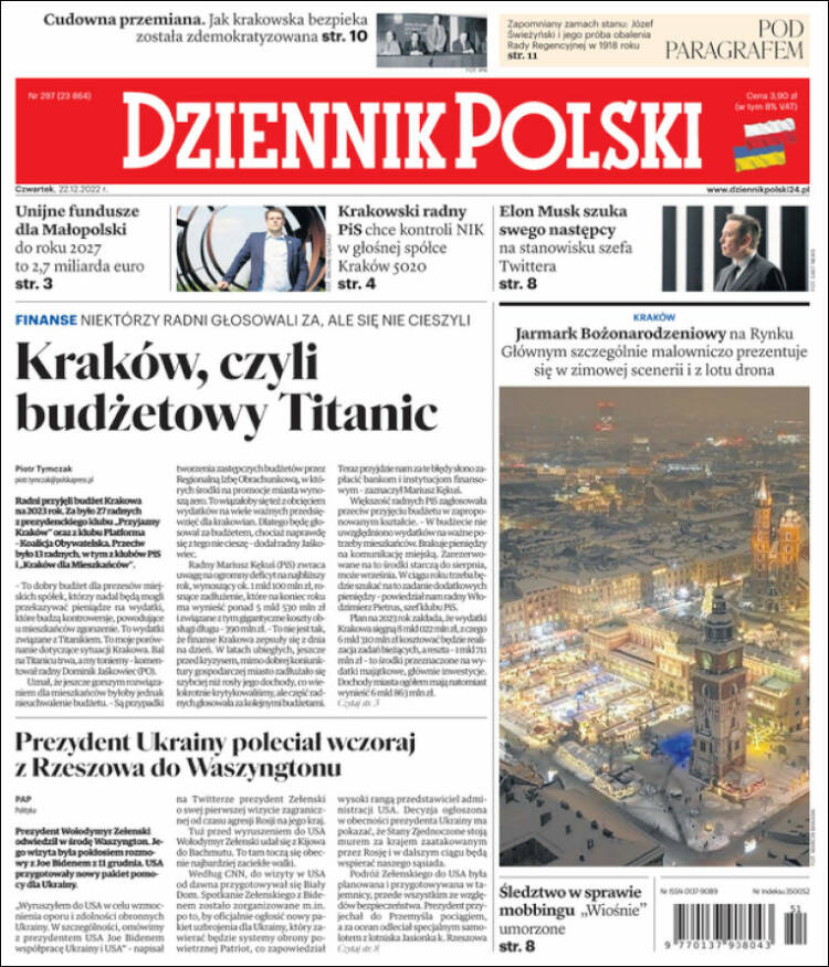 Portada de Dziennik (Poland)