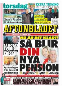 Portada de Aftonbladet (Sweden)