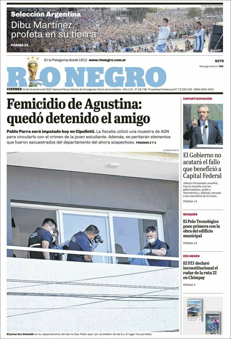 Portada de Rio Negro (Argentina)