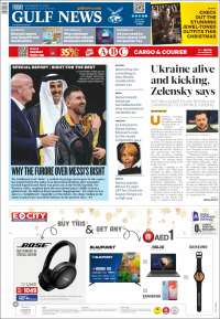 Portada de Gulf News (Asia-Pacific)