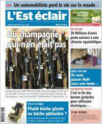 Portada de L'Est Eclair (Francia)