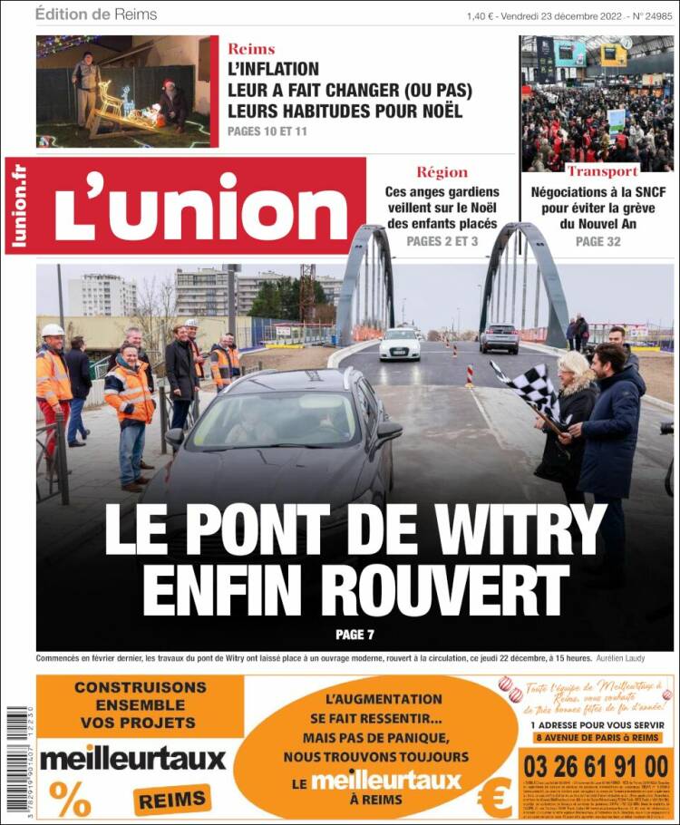 Portada de L'Union (Francia)