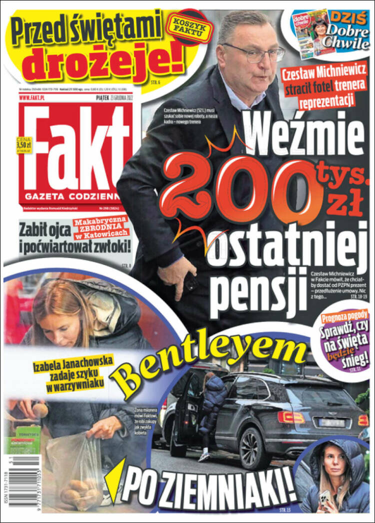 Portada de Fakt (Polonia)