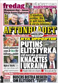 Portada de Aftonbladet (Sweden)