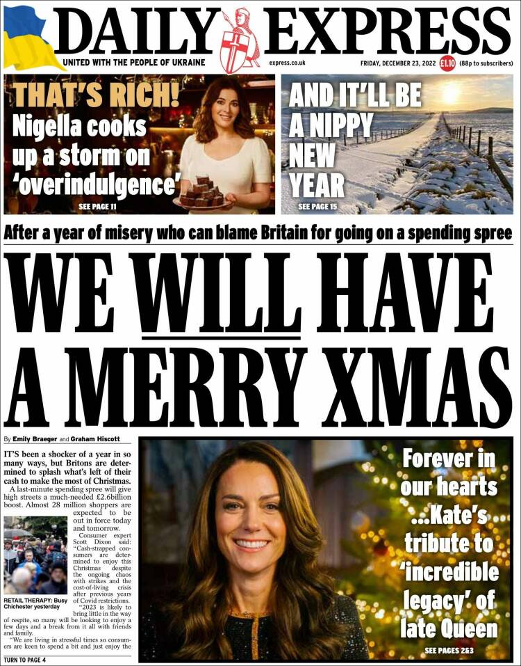 Portada de Daily Express (United Kingdom)