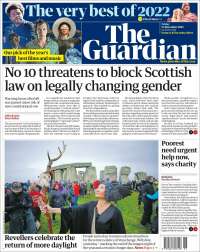 Portada de The Guardian (United Kingdom)