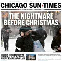 Portada de Chicago Sun-Times (USA)