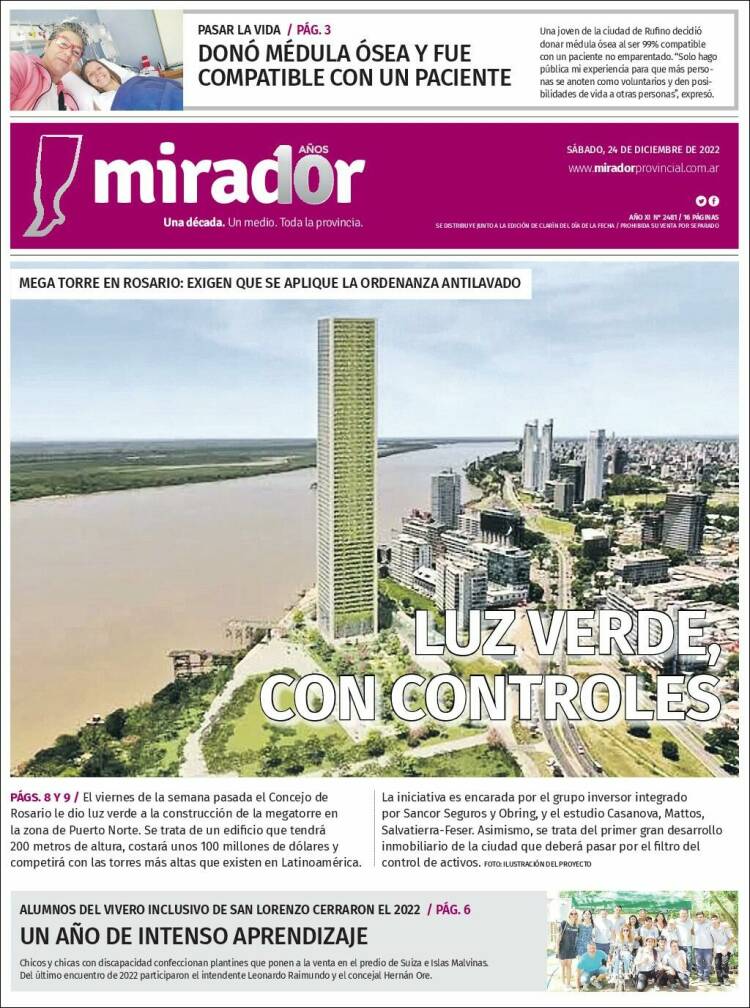 Portada de Mirador Provincial (Argentina)