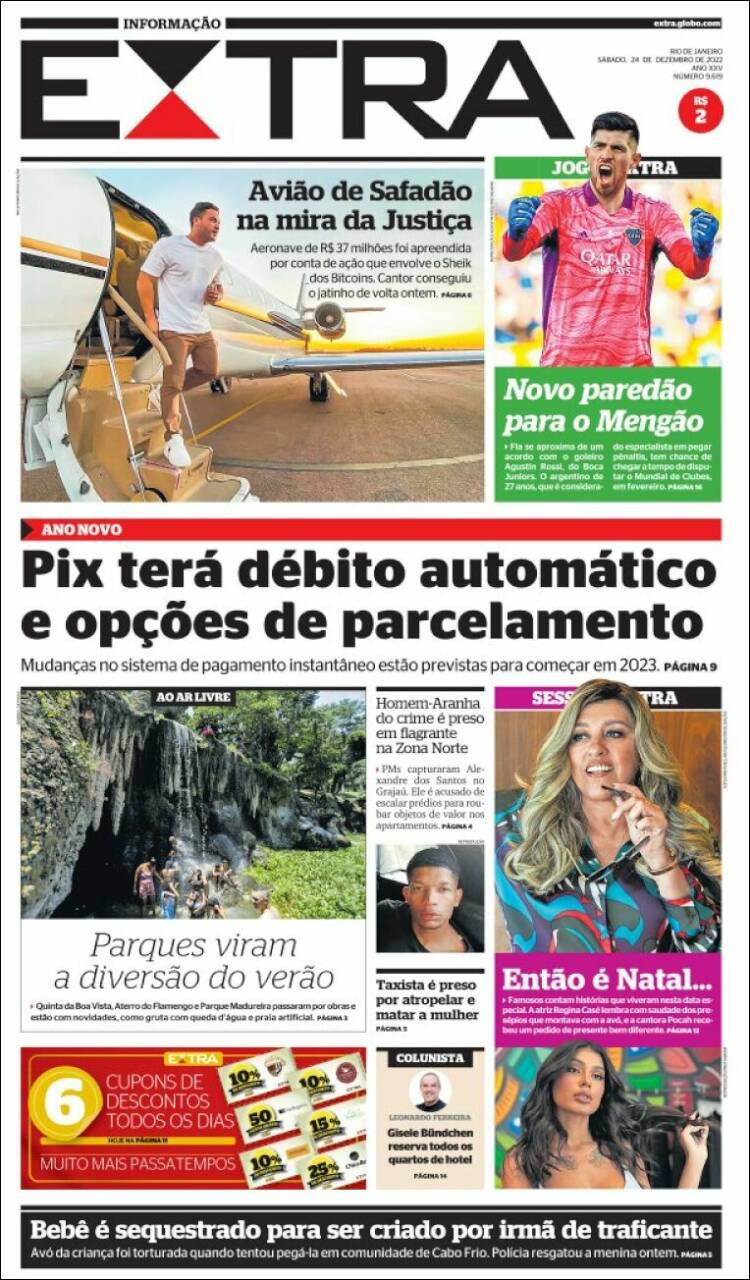 Portada de Extra (Brésil)